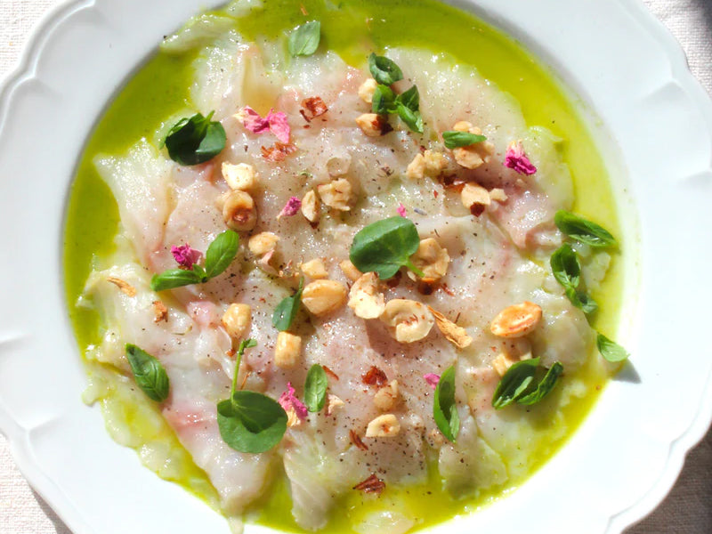 PAUSE DÉJ CARPACCIO DE DAURADE AVEC @LABECQUÉE