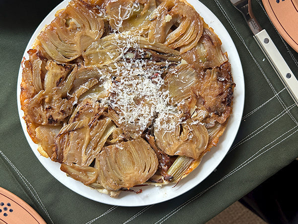 Tatin fenouil parmesan
