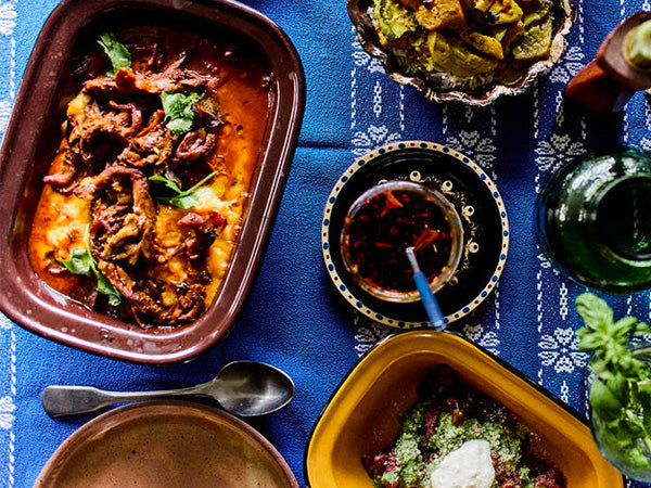 Mijoté de pleurotes aux épices et purée de pomme de terre au kefir de lait