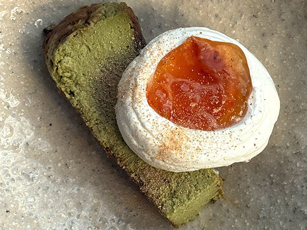 Cheesecake basque au matcha