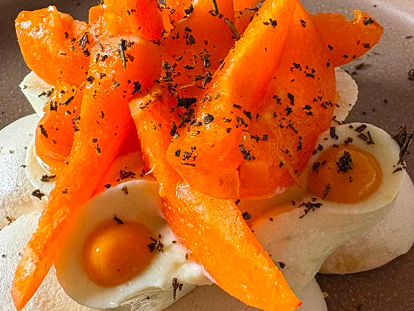 Pavlova abricots romarin
