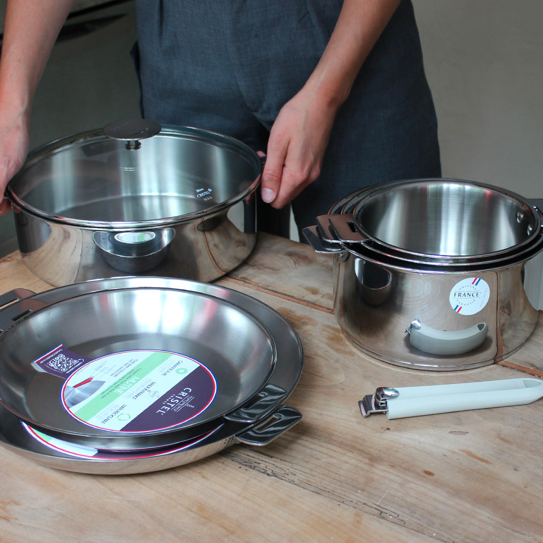 Batterie de cuisine inox 18/10 haut de gamme