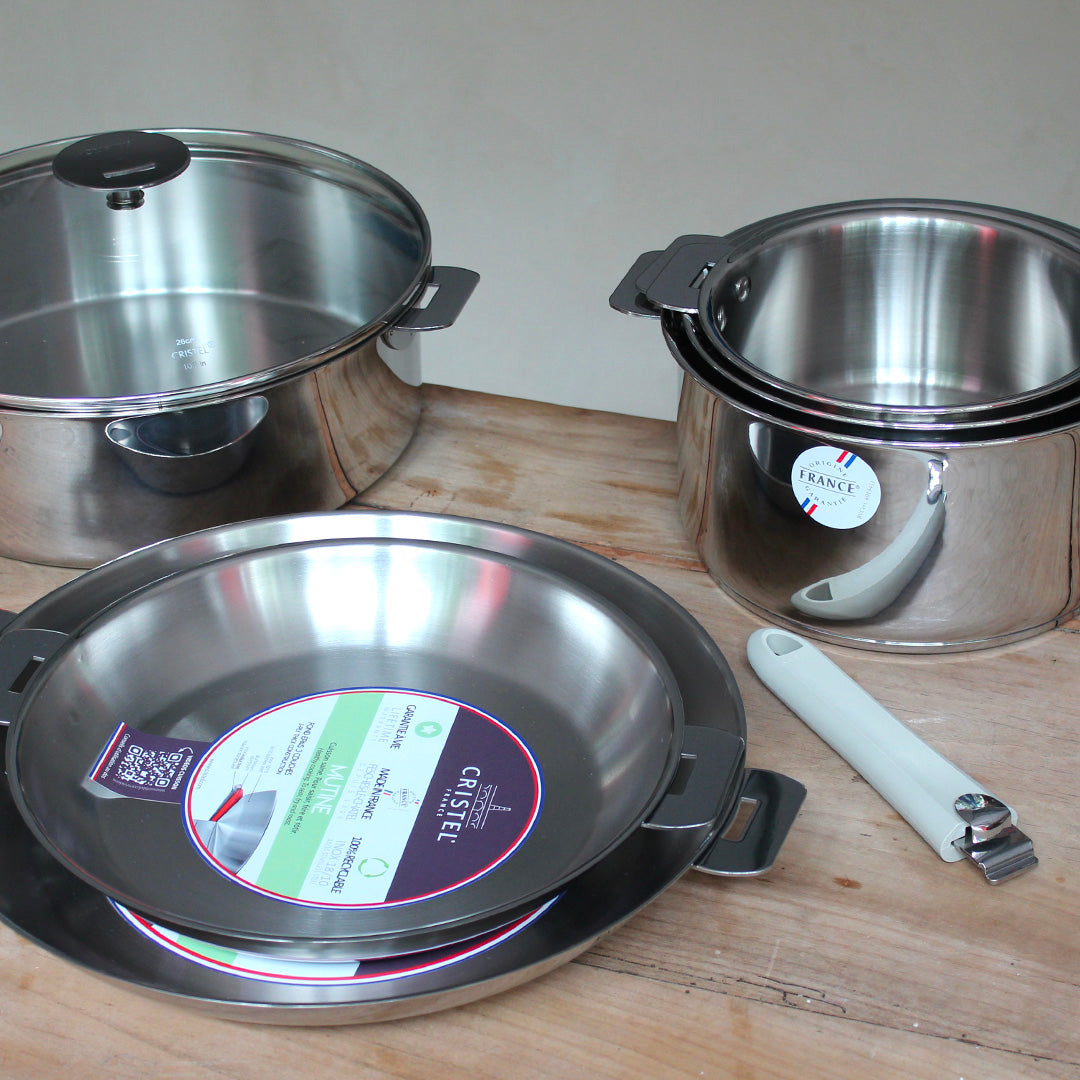 Batterie de cuisine inox 18/10 haut de gamme