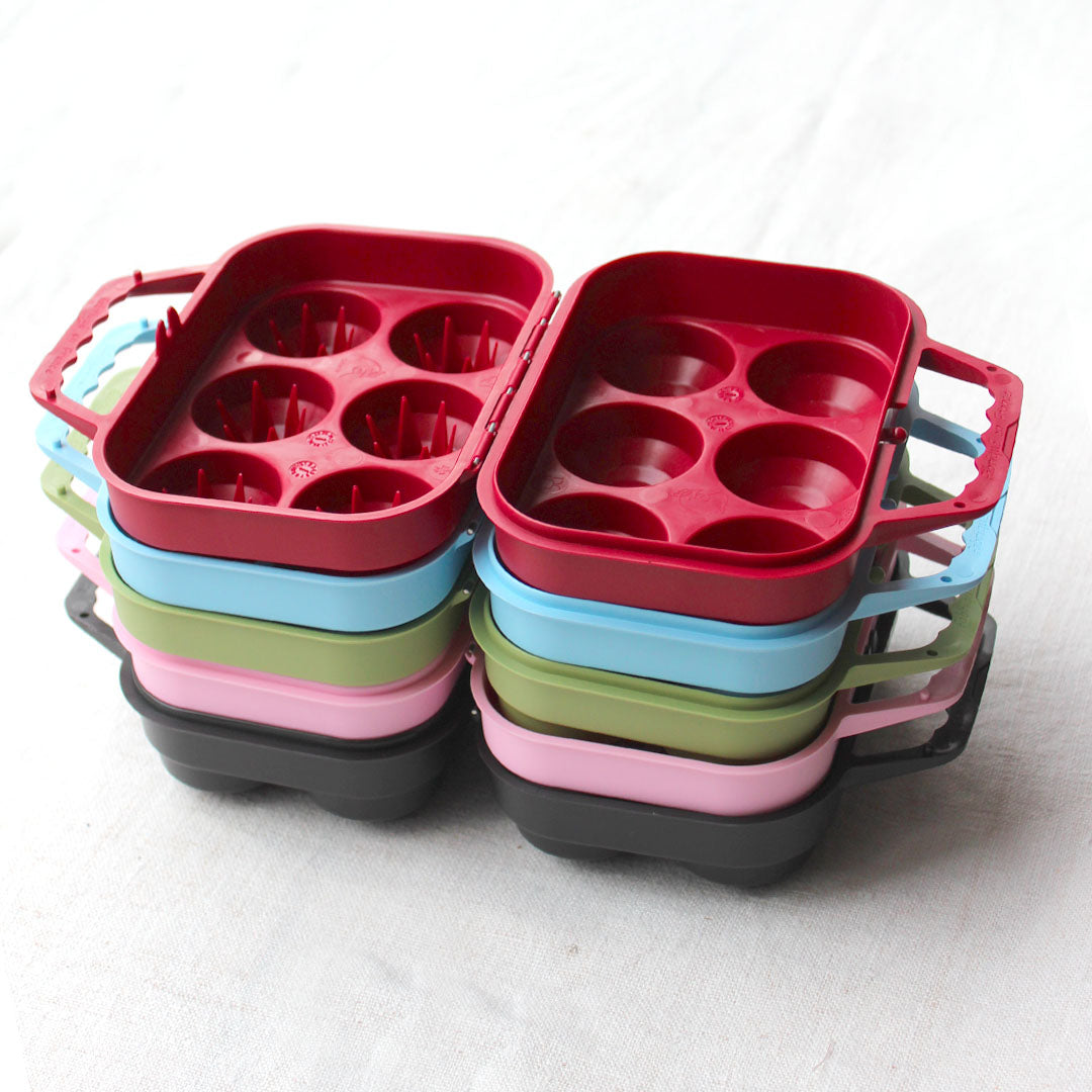 Boite à oeufs en plastique recyclé