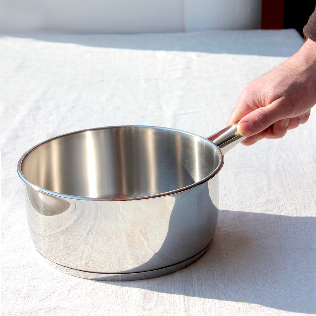 Casserole à queue inox 18/10