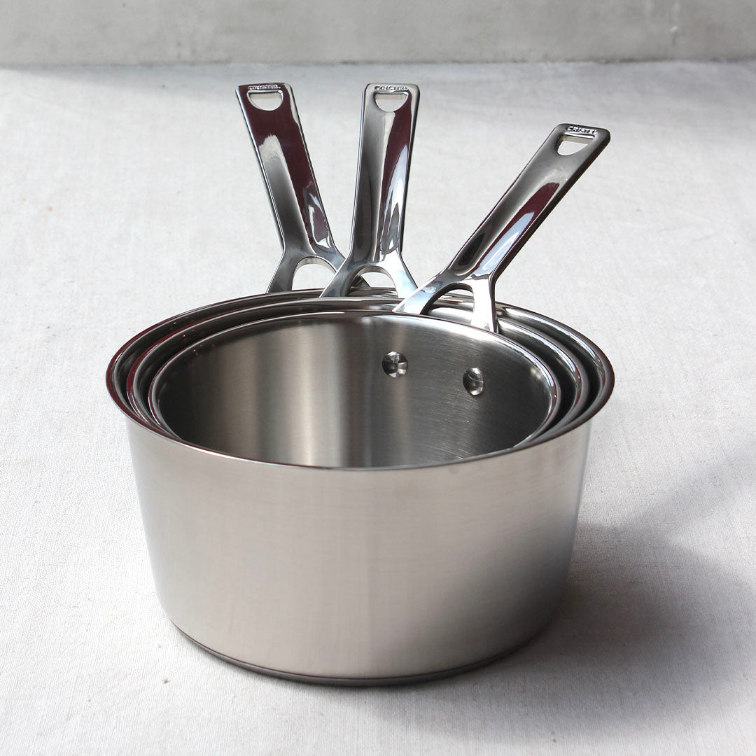 Batterie de casseroles inox 18/10 Cristel