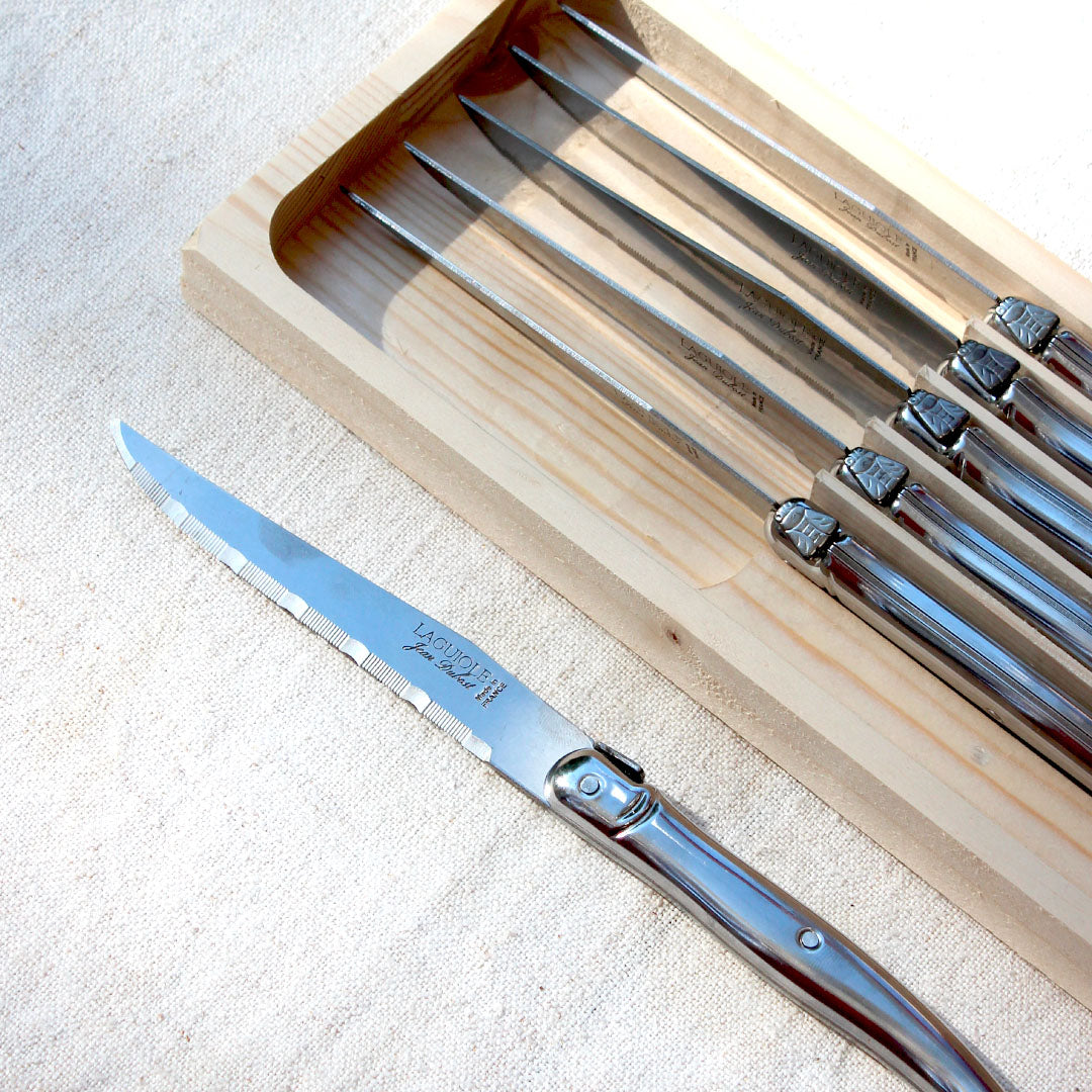 Coffret de 6 couteaux à steak Laguiole