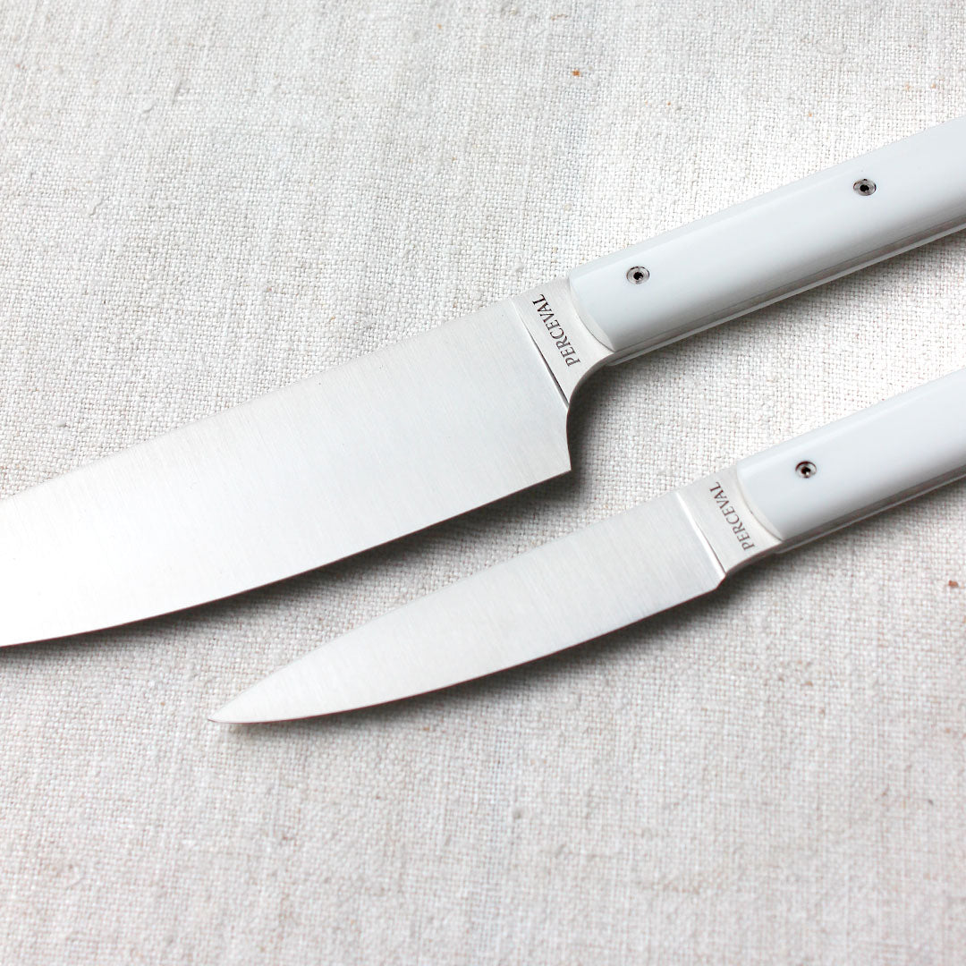 Couteau de chef artisanal blanc 9.47