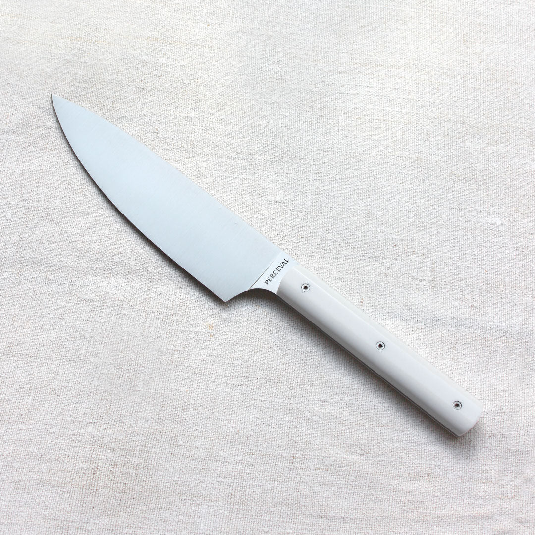 Couteau de chef artisanal blanc 9.47