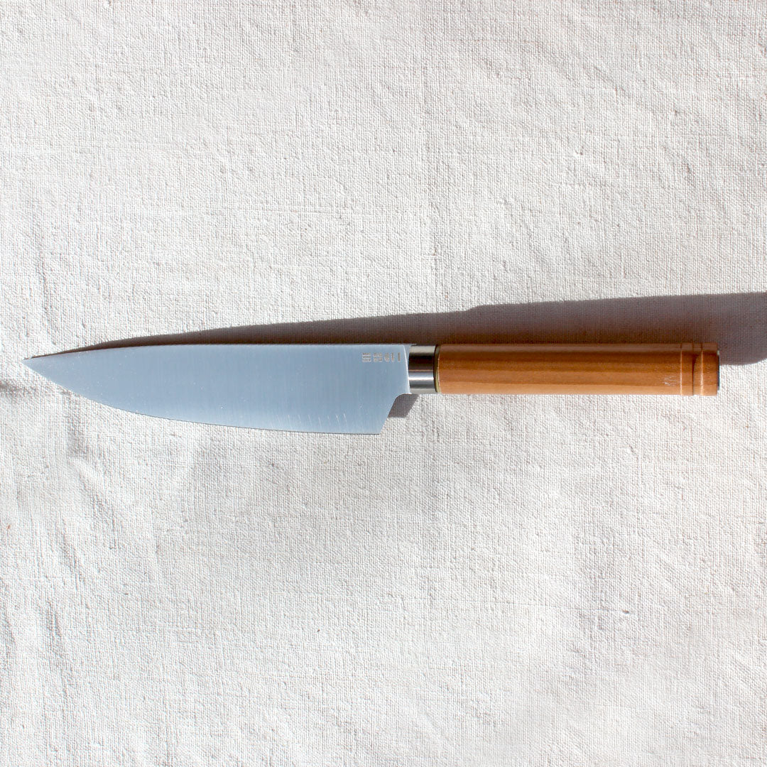 Couteau de chef manche en bois de merisier