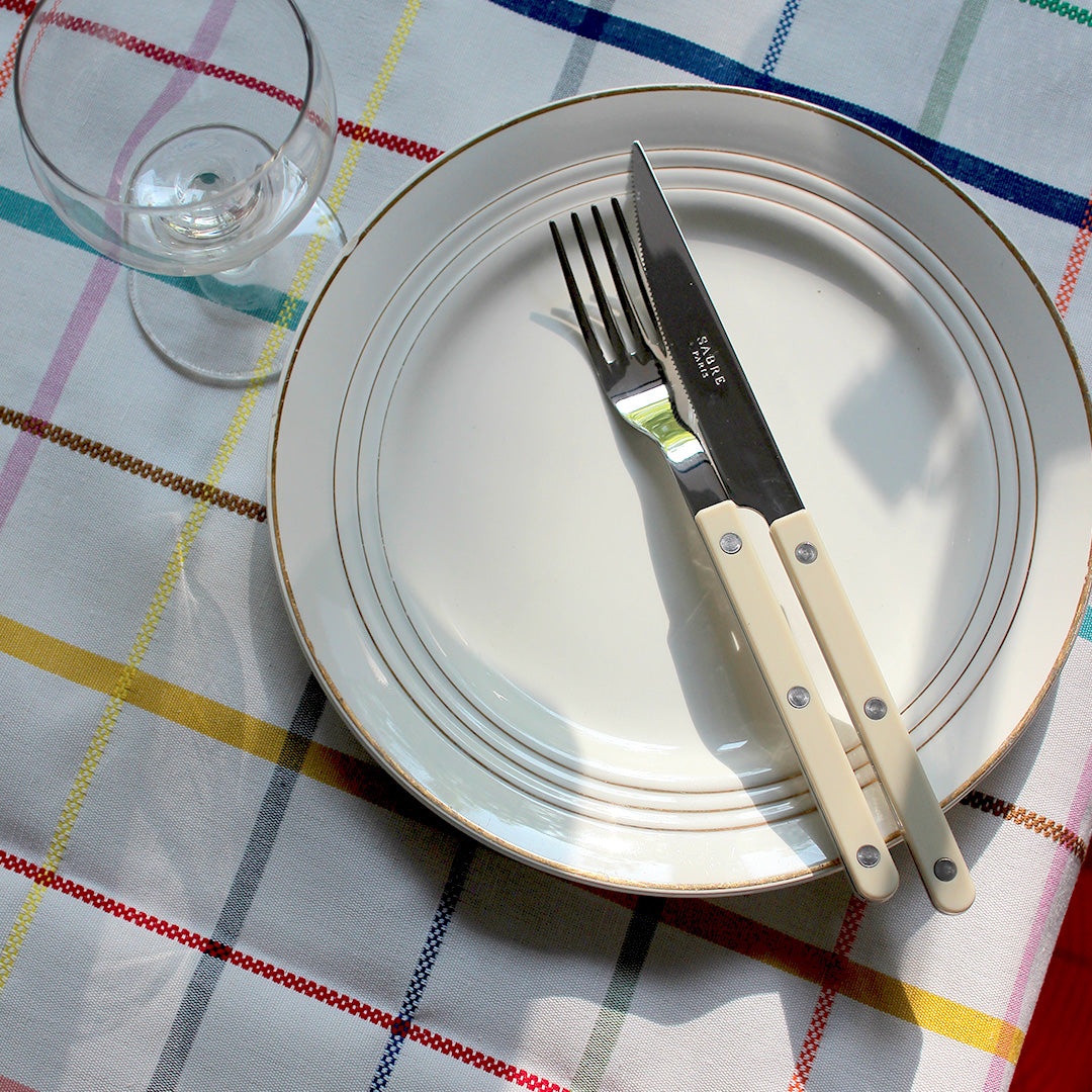 Couverts bistrot beige sabre paris