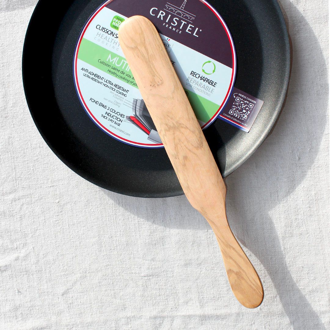 Crêpière en inox et anti-adhésif Cristel