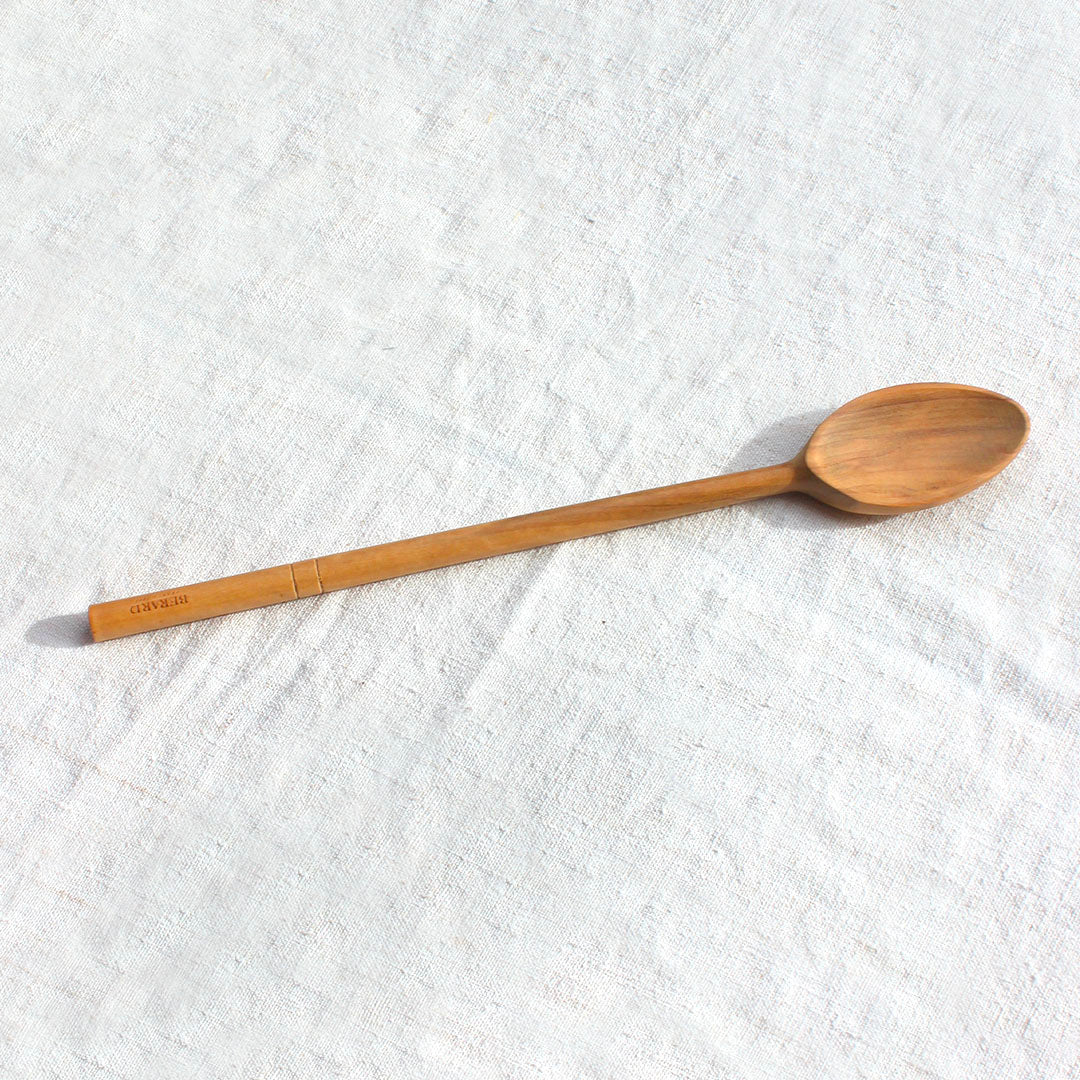 Grande cuillère à ragoût en bois d'olivier