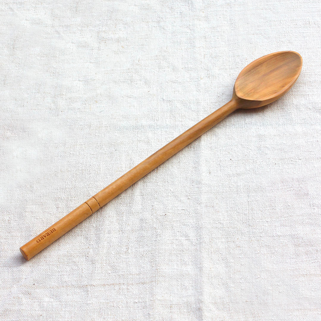 Grande cuillère à ragoût en bois d'olivier