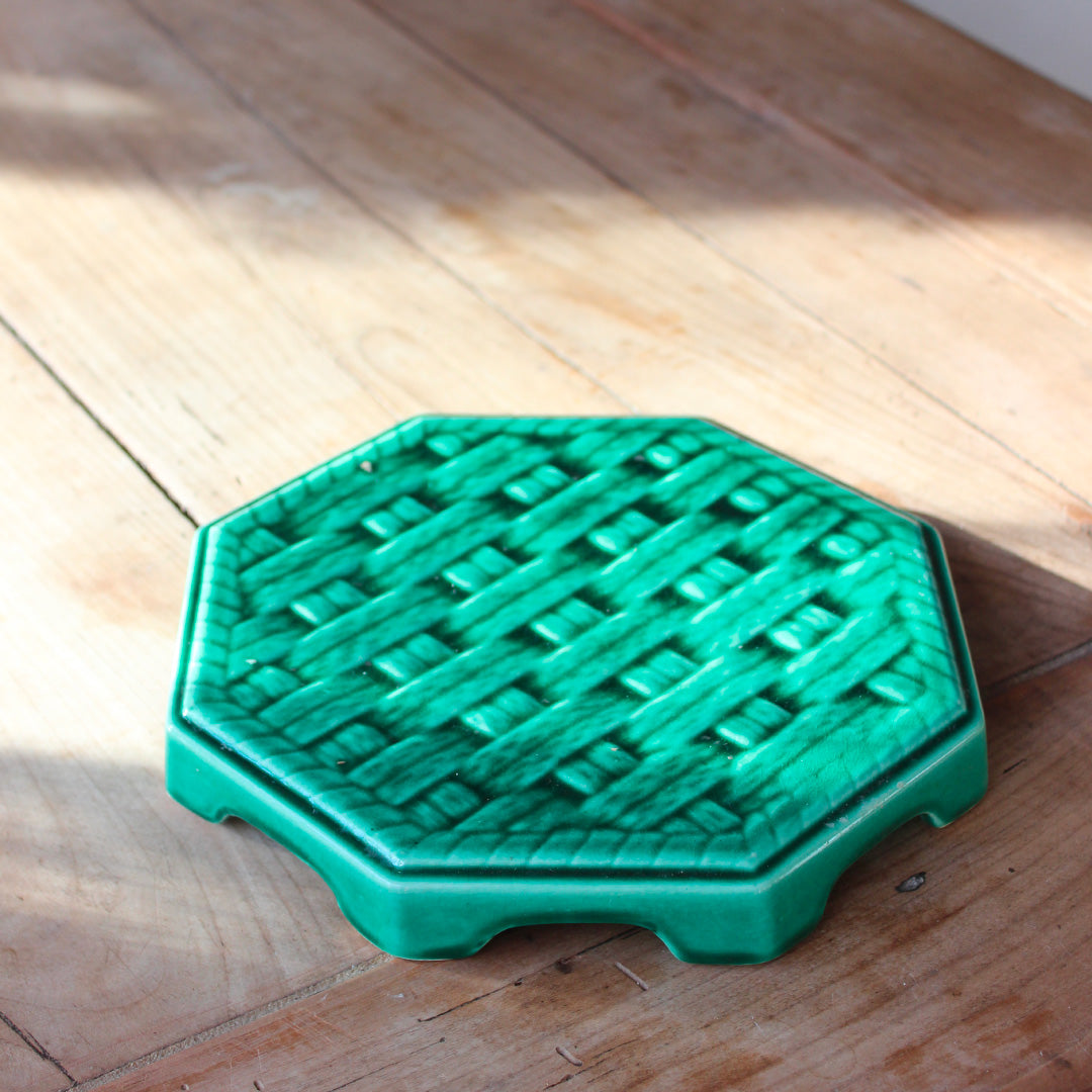 Dessous de plat en barbotine Gien