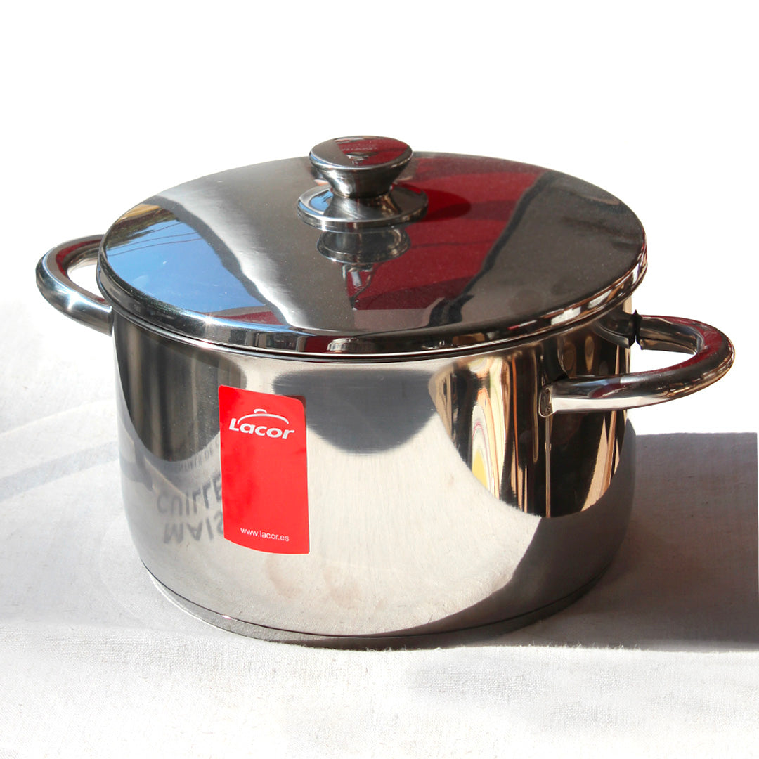 Grand faitout en inox 18/10