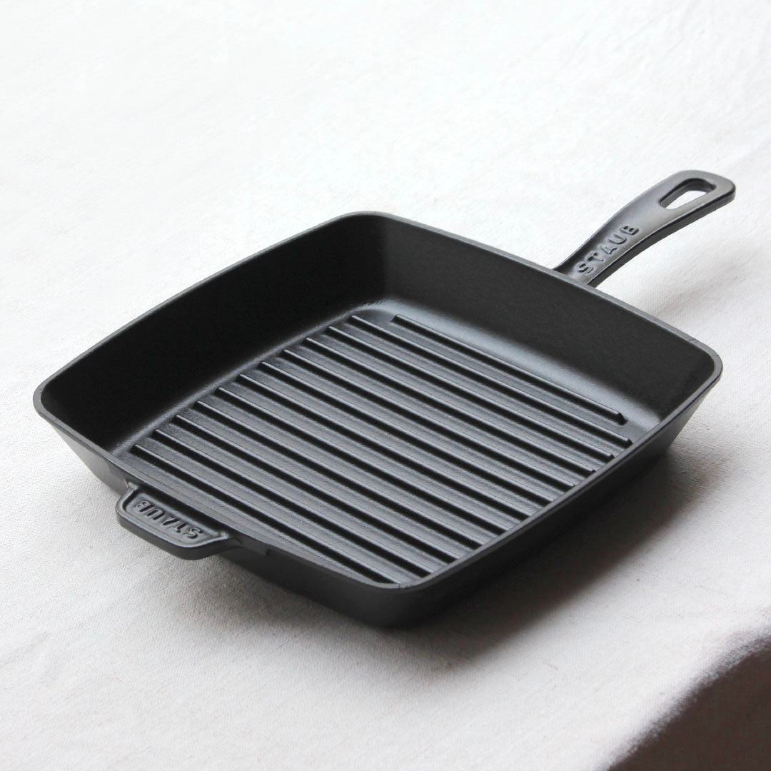 Poêle grill en fonte