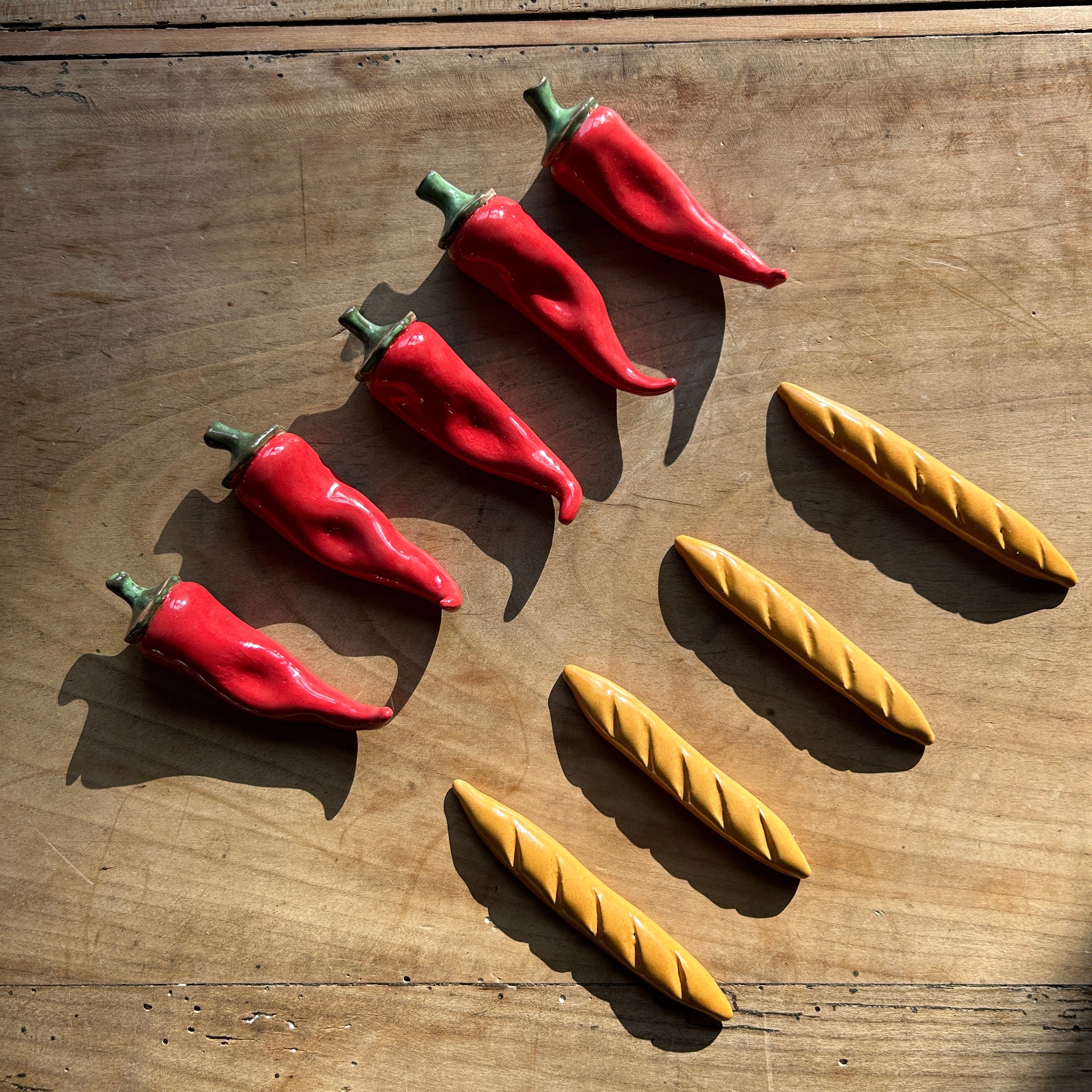 Porte-couteau en céramique artisanale