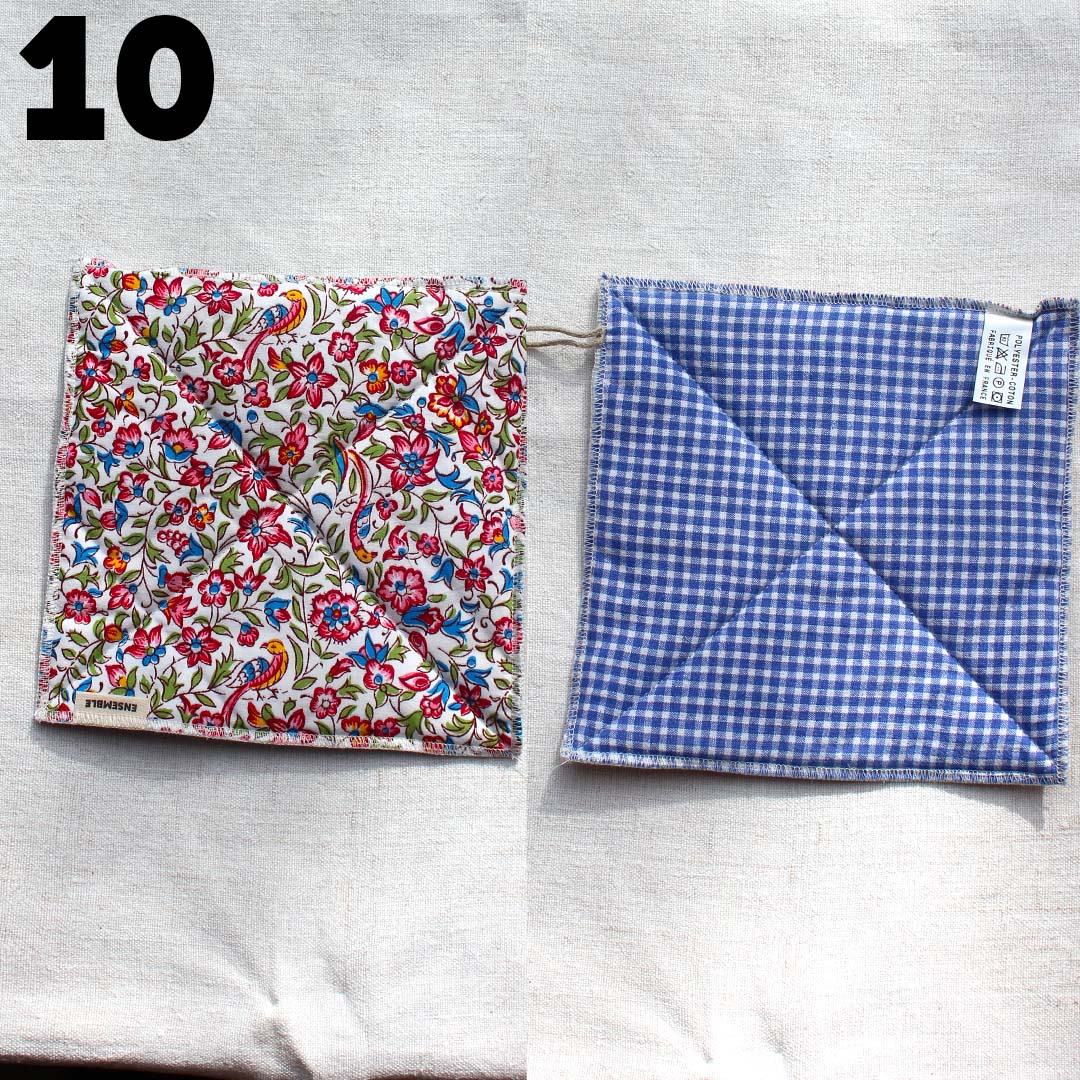 Manique de cuisine colorée upcyclée