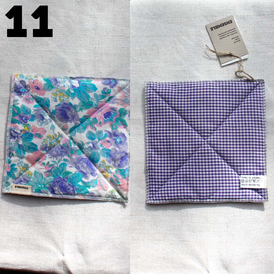 Manique de cuisine colorée upcyclée