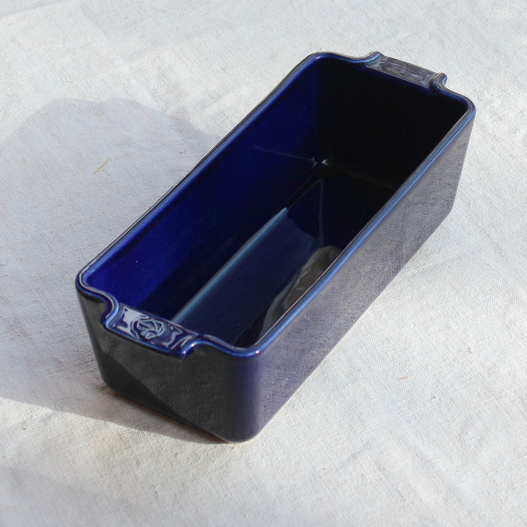 Moule à cake en céramique - bleu - Peugeot