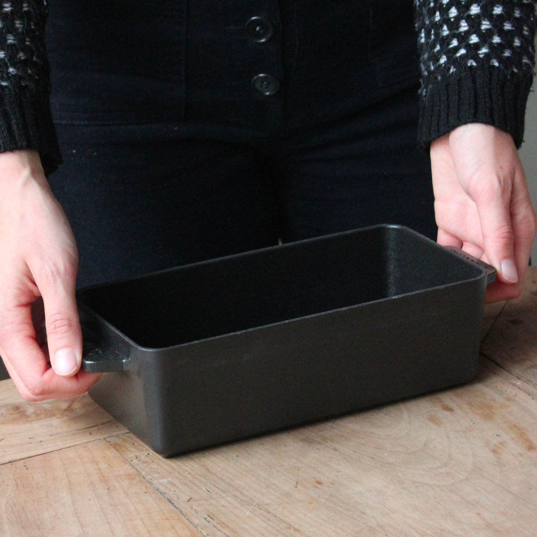 Moule à cake rectangulaire en fonte