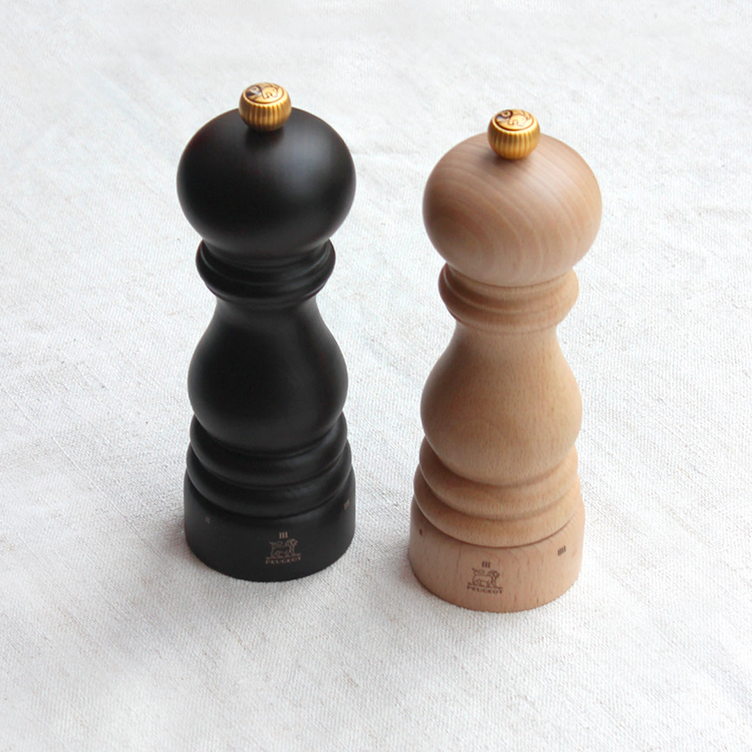 Moulin à poivre manuel chocolat - naturel - 18 cm