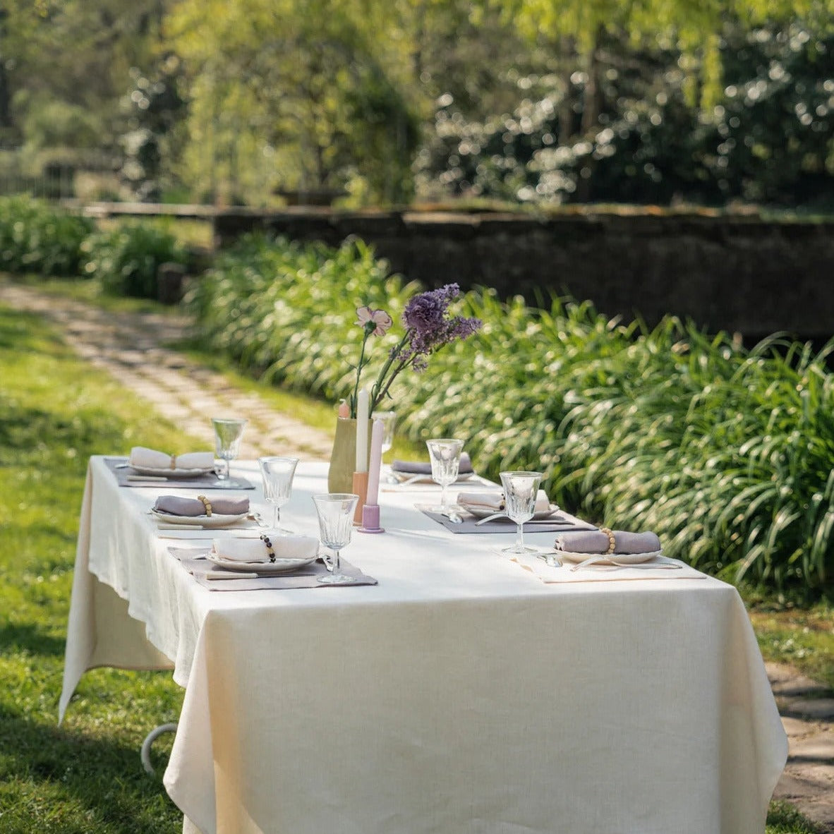 Nappe 100% lin uni