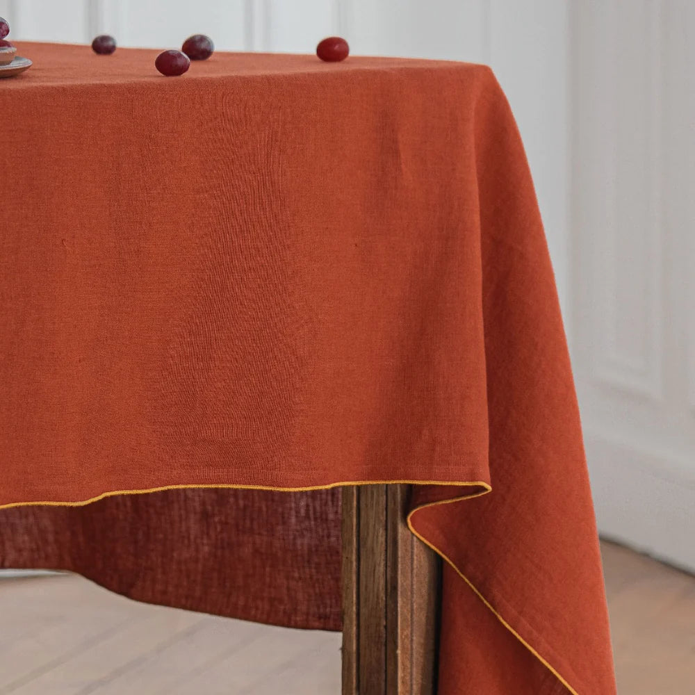 Nappe 100% lin uni