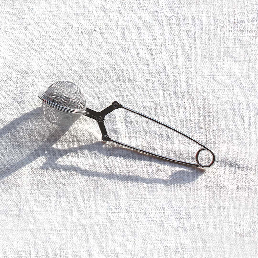 Pince à thé individuelle en inox