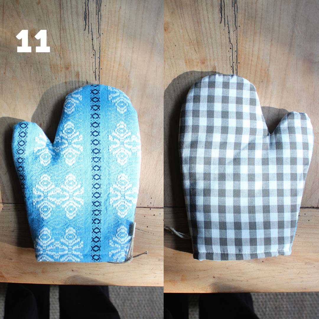 Gant de cuisine coloré upcyclé