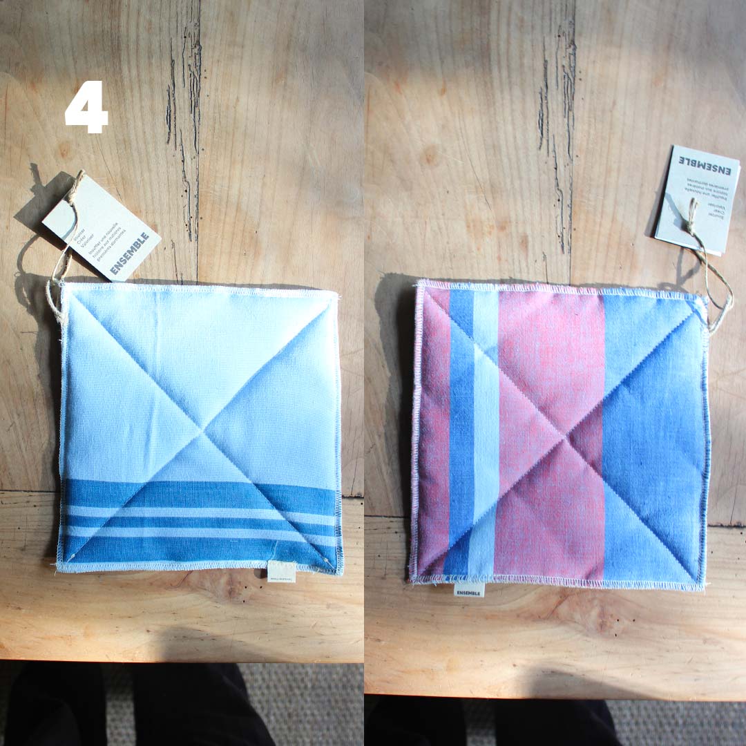Manique de cuisine colorée upcyclée