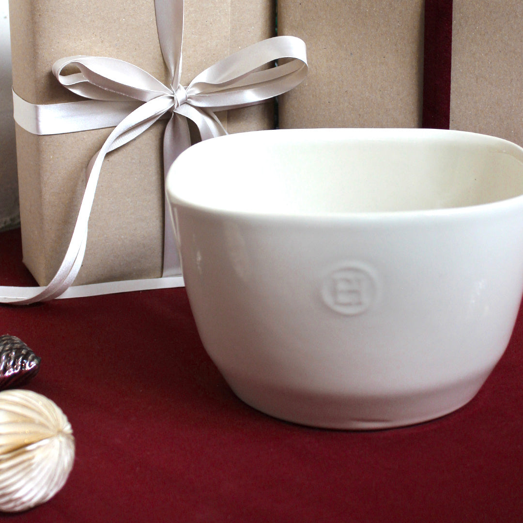 Saladier en céramique crème