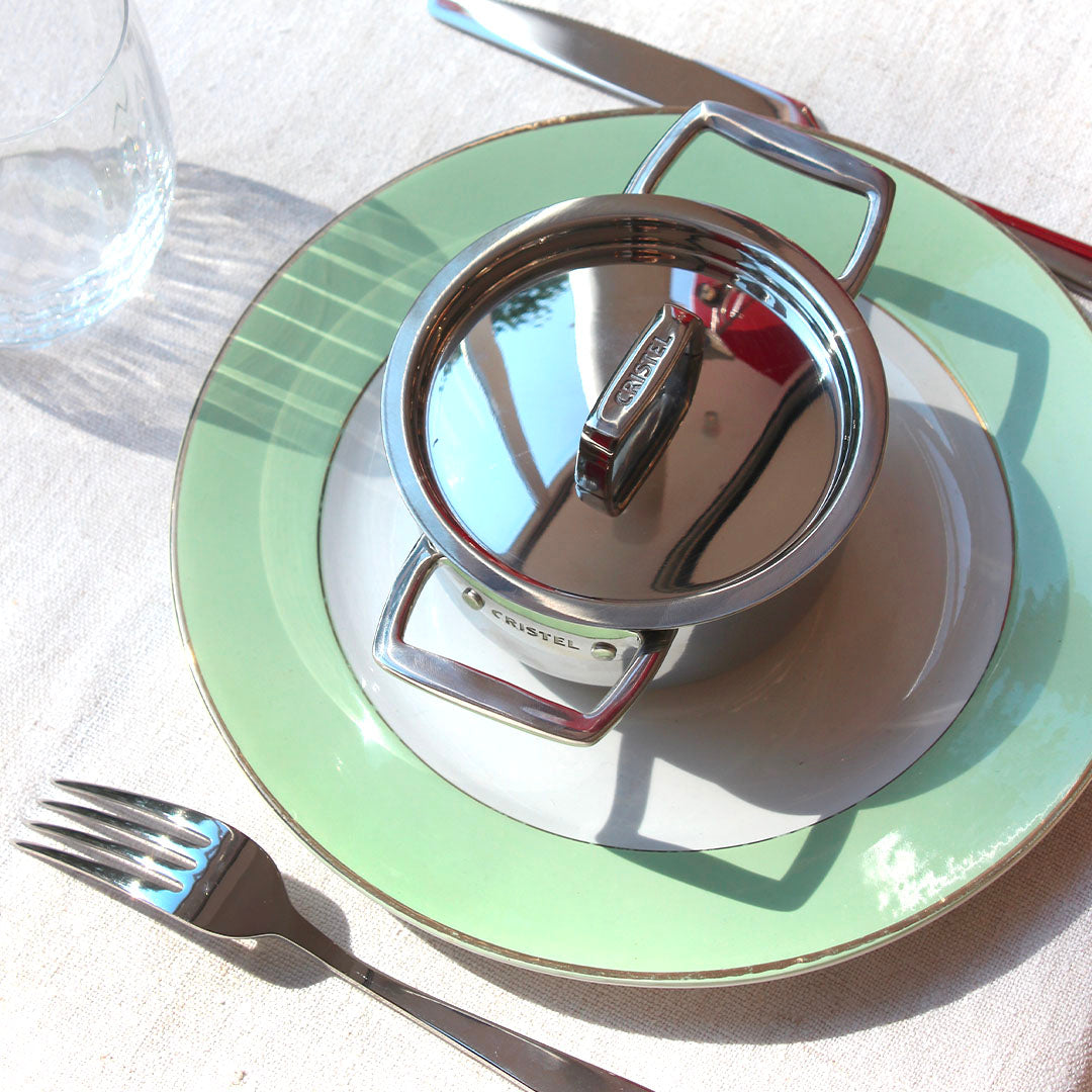 Duo de petites casseroles en inox 18/10
