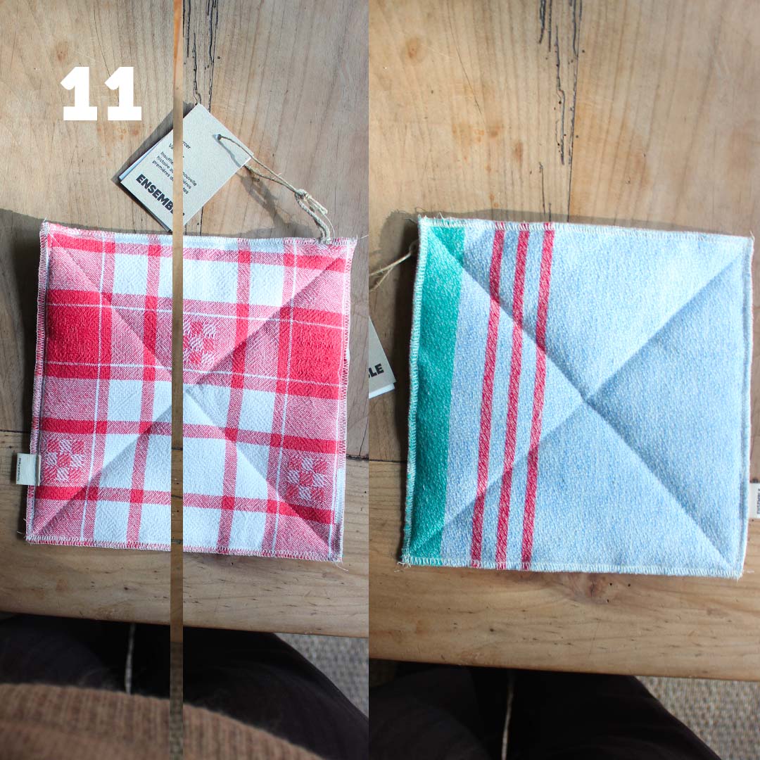 Manique de cuisine colorée upcyclée