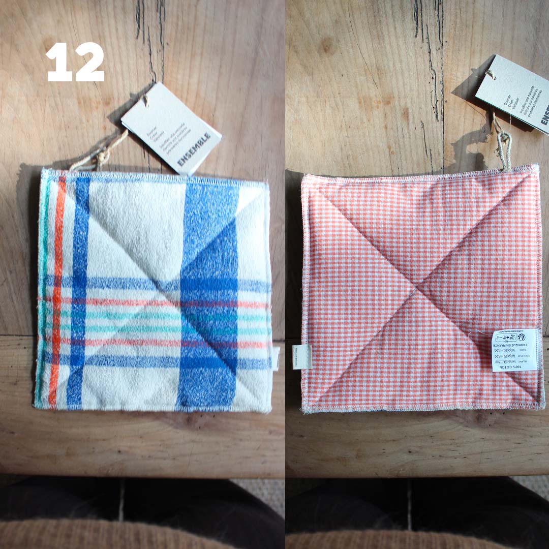 Manique de cuisine colorée upcyclée