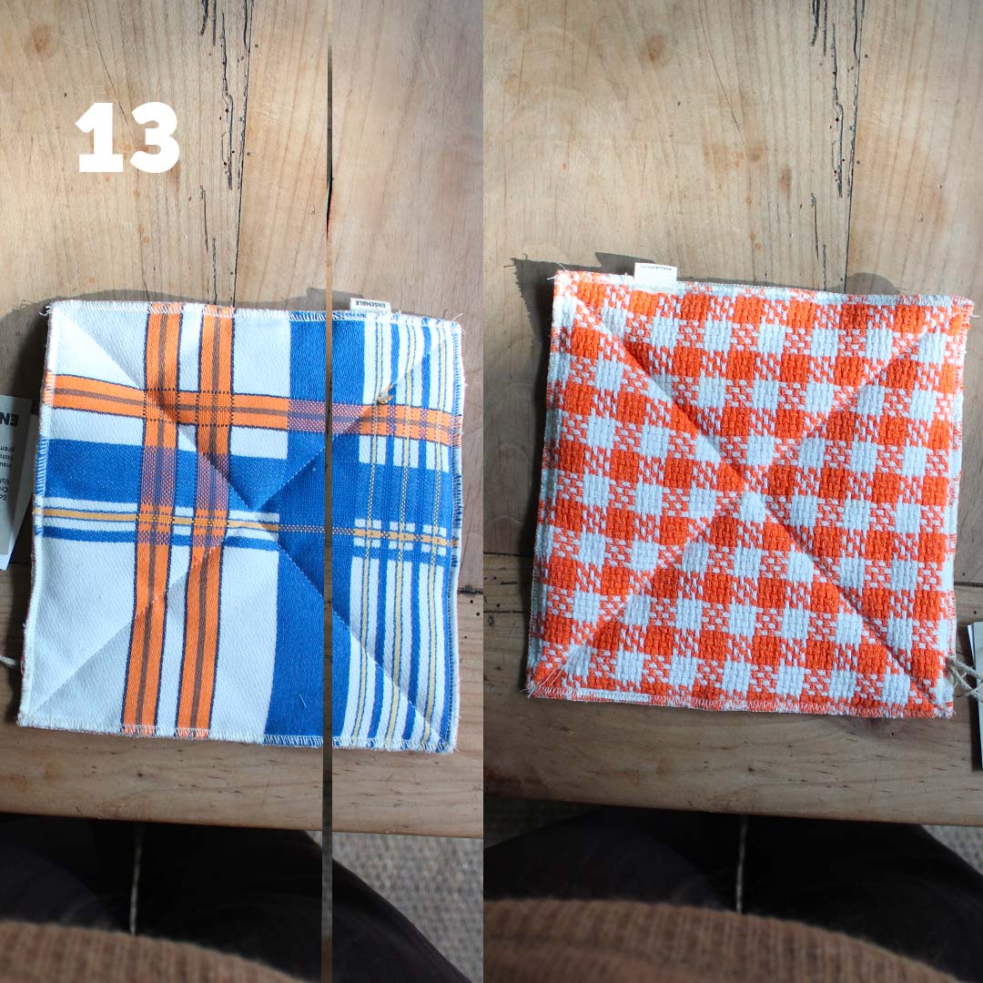 Manique de cuisine colorée upcyclée