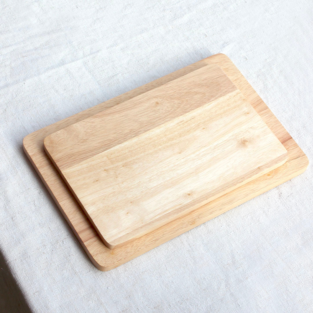 Planche à découper hévéa bois de fil