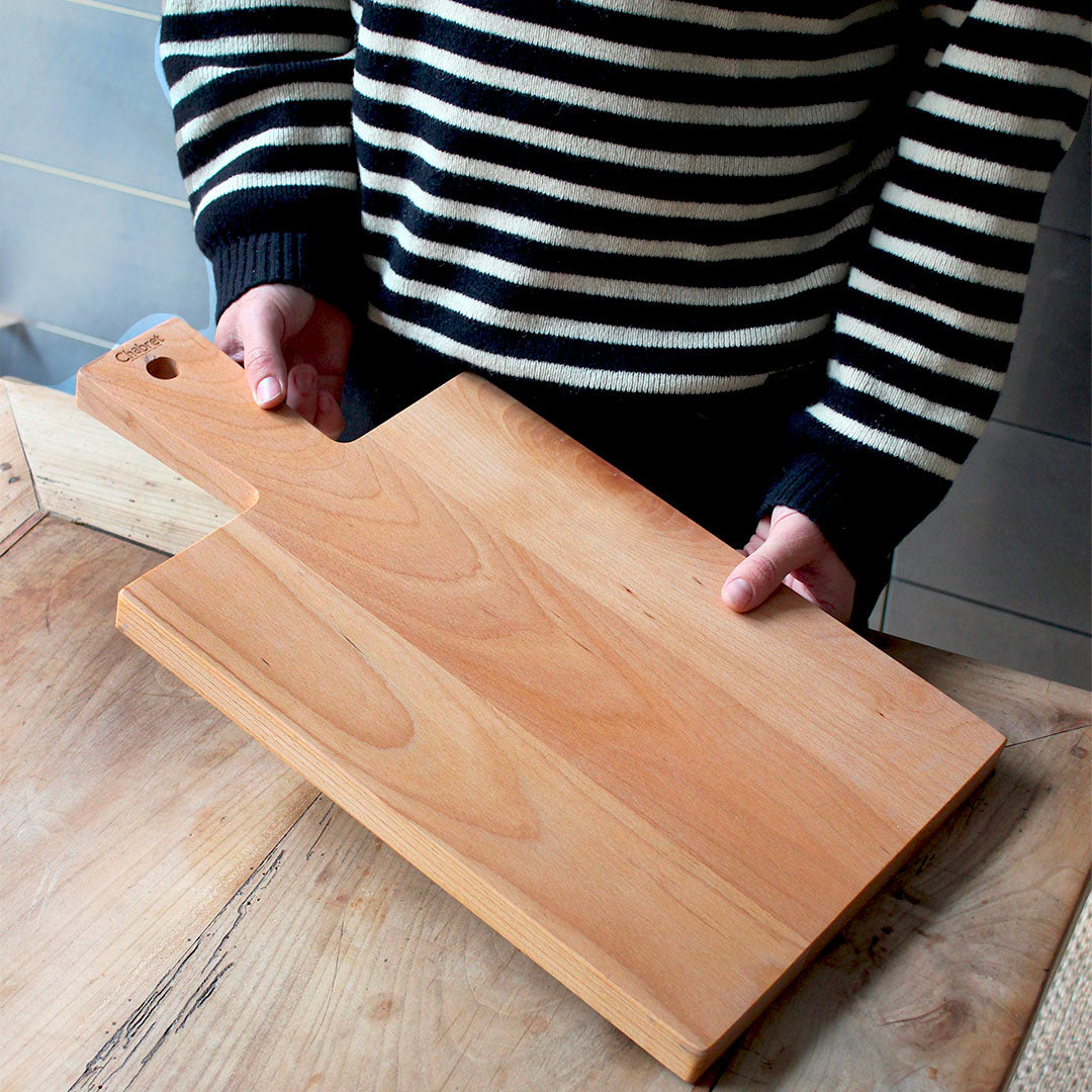 Planche en hêtre avec manche