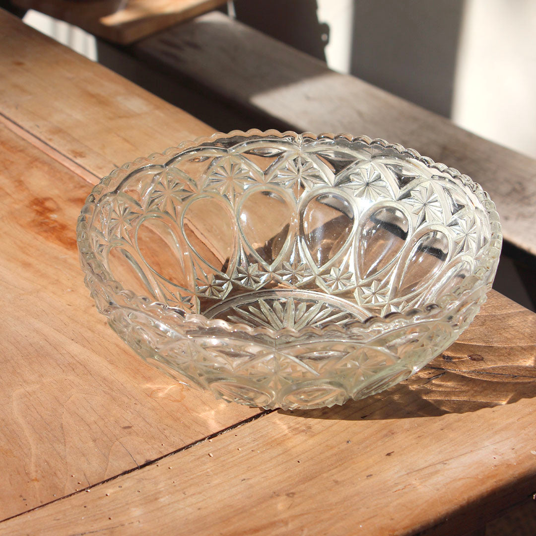 Saladier en verre transparent