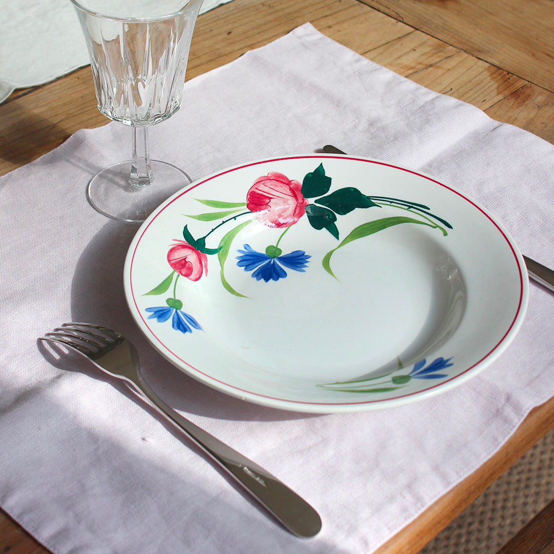 Set de table en lin coloré
