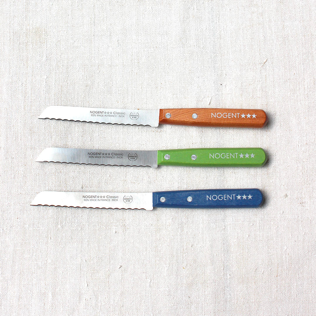Couteau lame dentée fabrication française Nogent