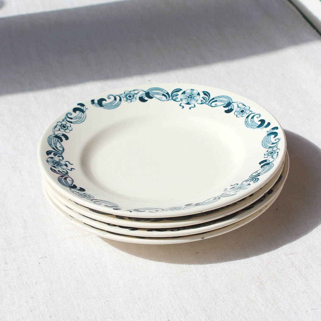 Assiettes en terre de fer
