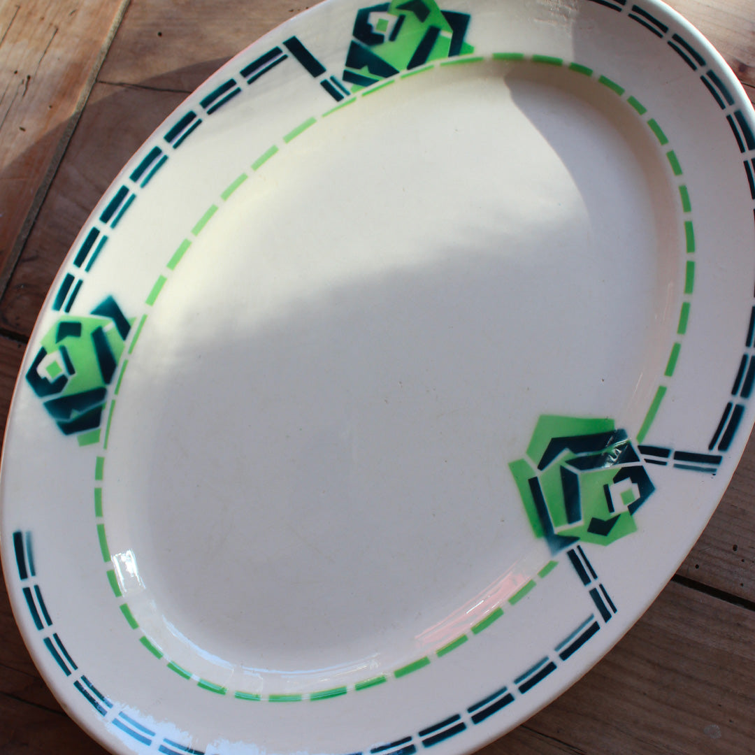 Plats de service art déco