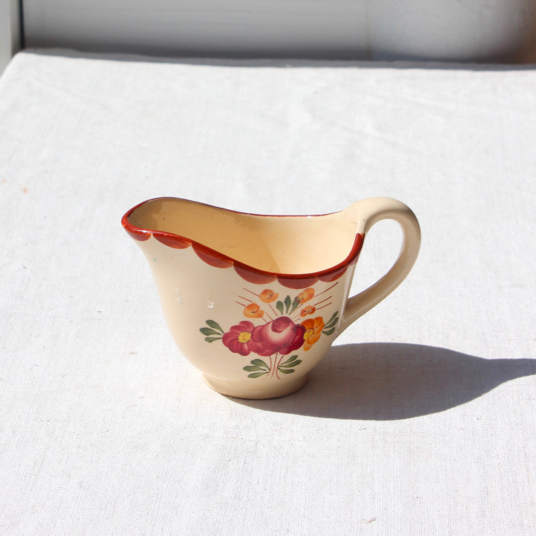 Petite saucière crème au bouquet