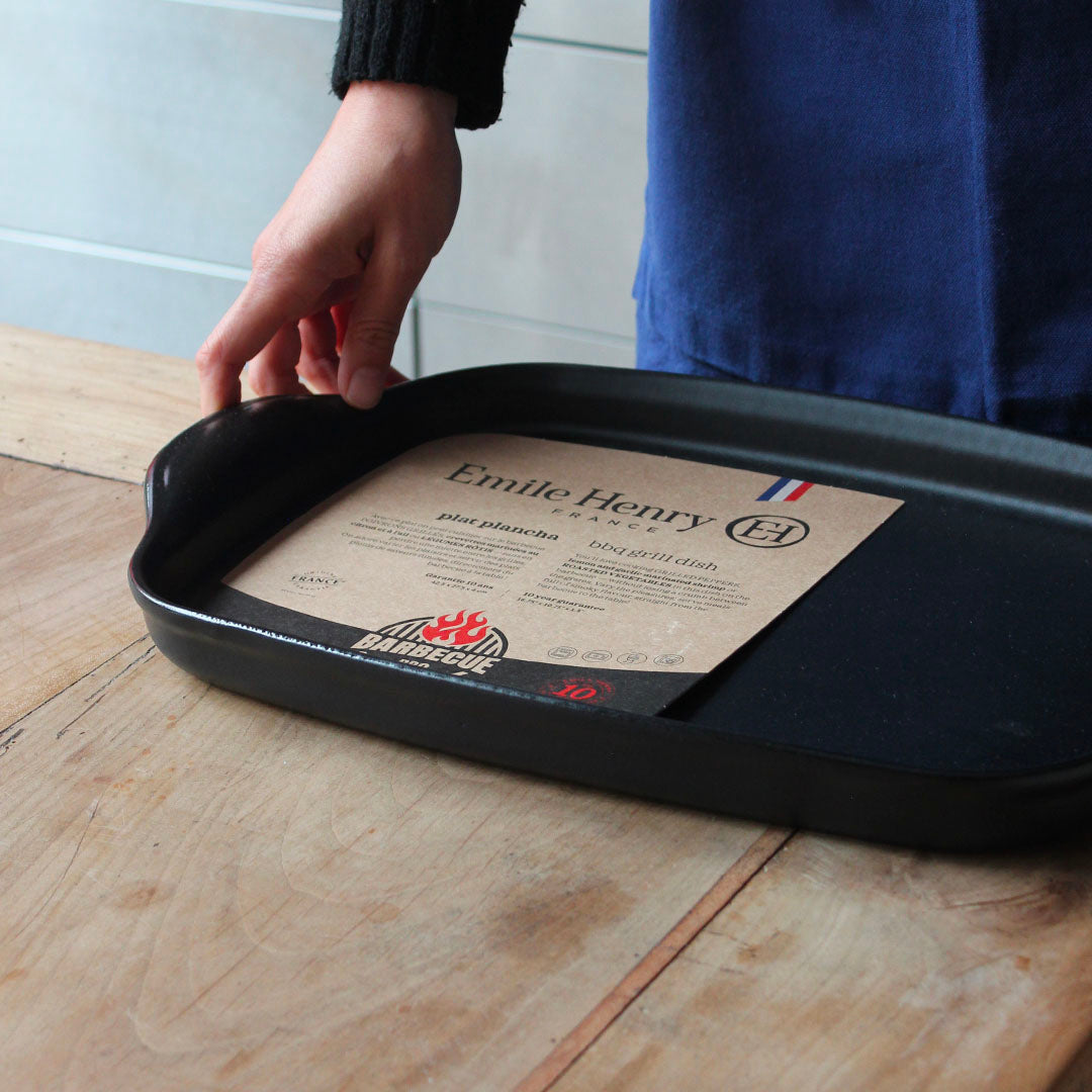 Plaque à barbecue en céramique