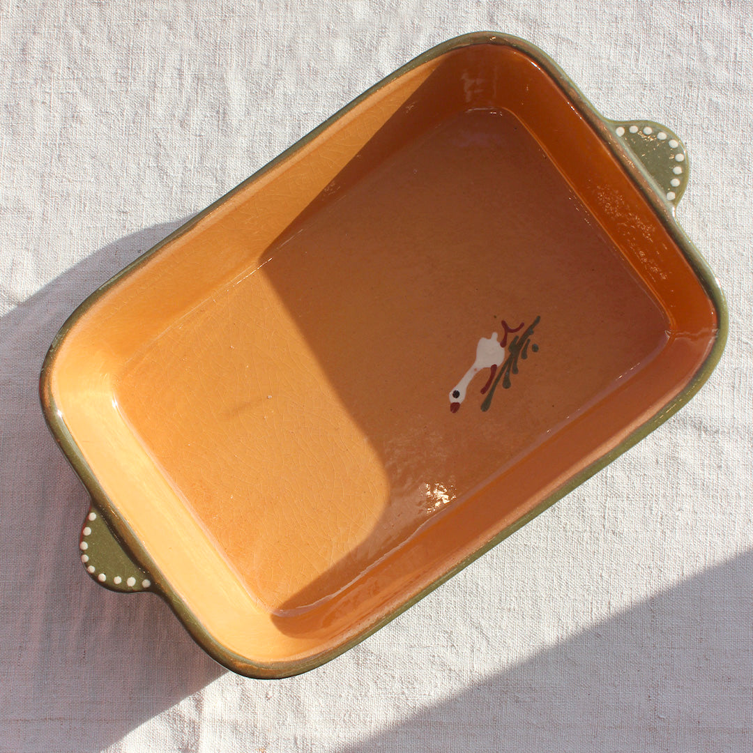 Plat à four rectangulaire alsacien