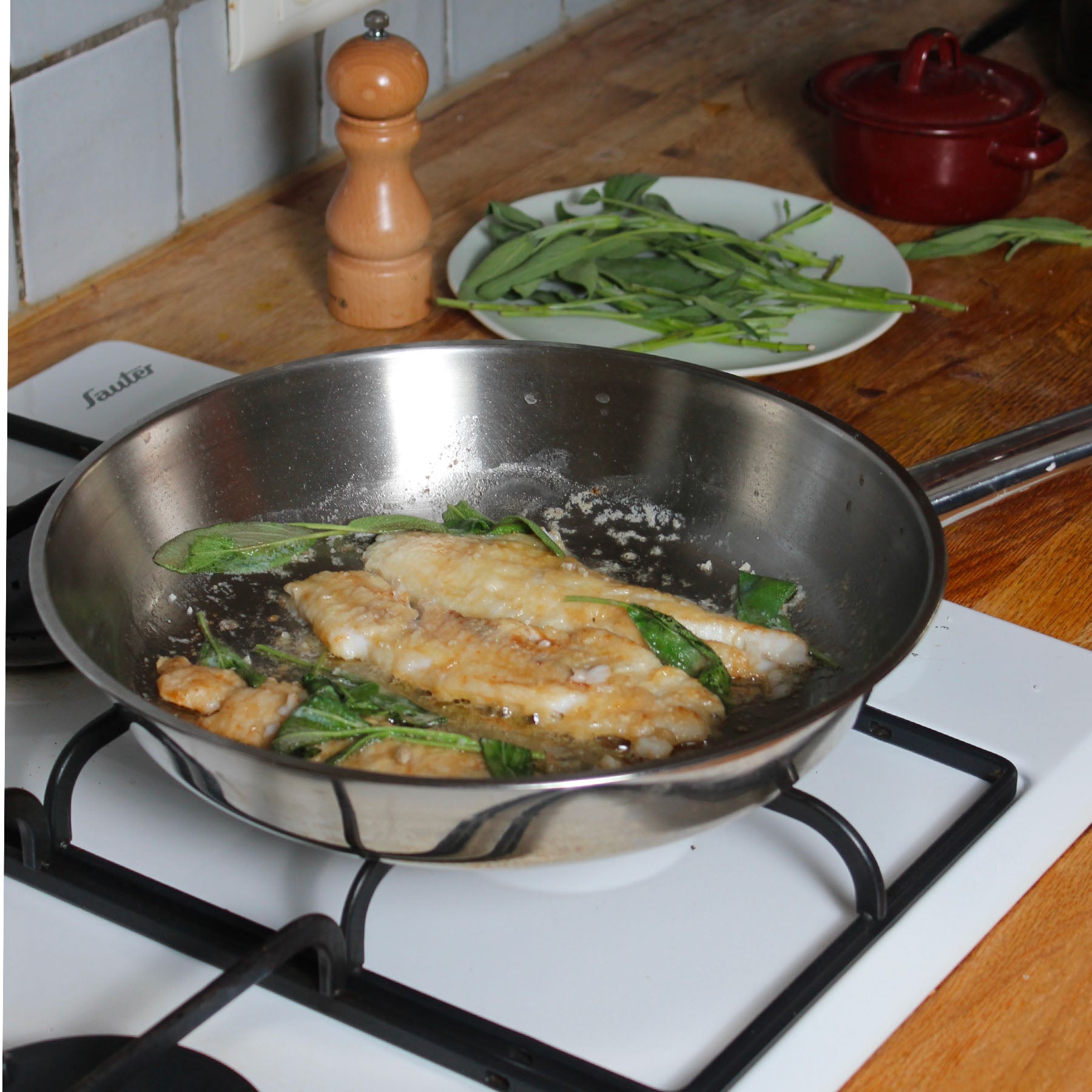 Poêle en inox 18/10