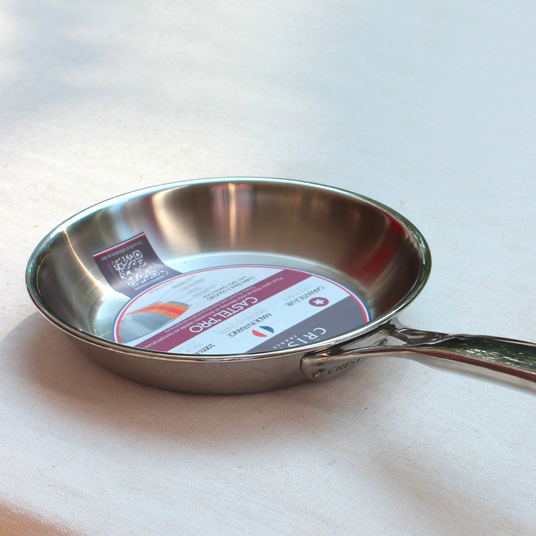 Poêle en inox 18/10 cinq couches