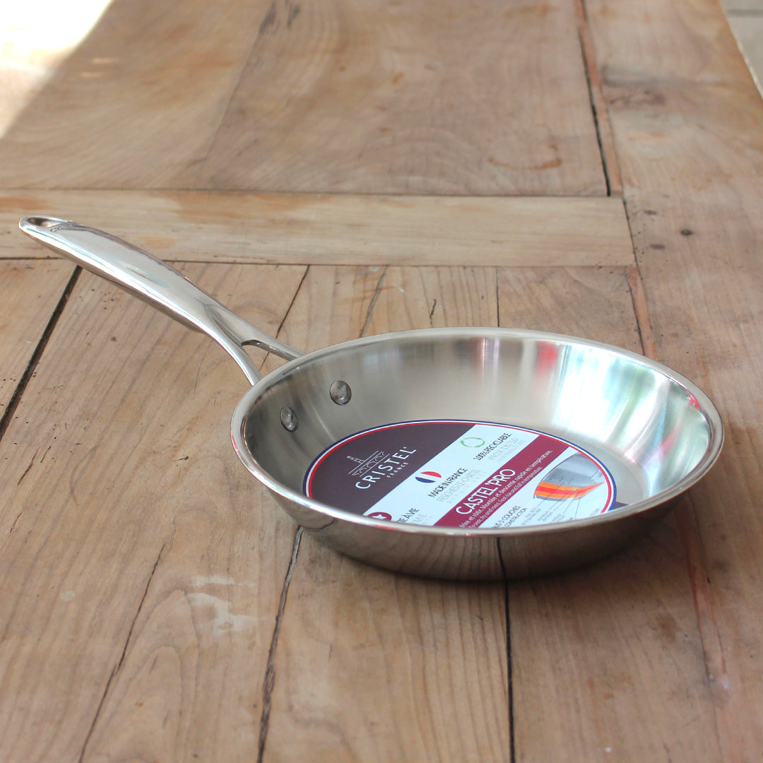 Poêle en inox 18/10 cinq couches